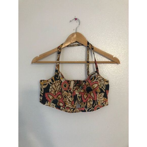 Brand New Anthropologie Pilcro Printed Surf Bra Cotton Top Size Small - Picture 5 of 13